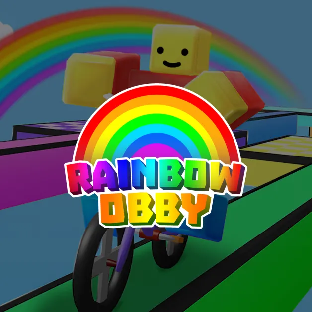 Rainbow Obby door Emolingo Games